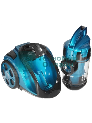 Пылесос Starwind SCV5630 бирюзовый/черный, 350/2000 Вт, уборка сухая, пылесборник контейнер 2.5 л