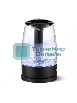 Чайник электрический BQ KT1839G черный. Мощность: 2200 Вт, объем: 1.7 л