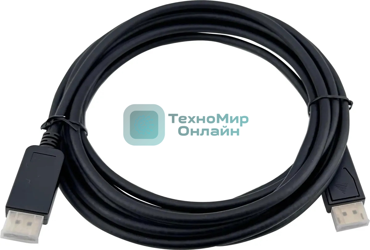 Кабель ver1.2 DisplayPort (m) DisplayPort (m) 5м черный