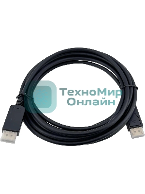 Кабель ver1.2 DisplayPort (m) DisplayPort (m) 5м черный