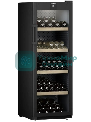 Винный шкаф Liebherr WPbl 5001 черный, 266 л, 1 отсек, 196 бут., класс F