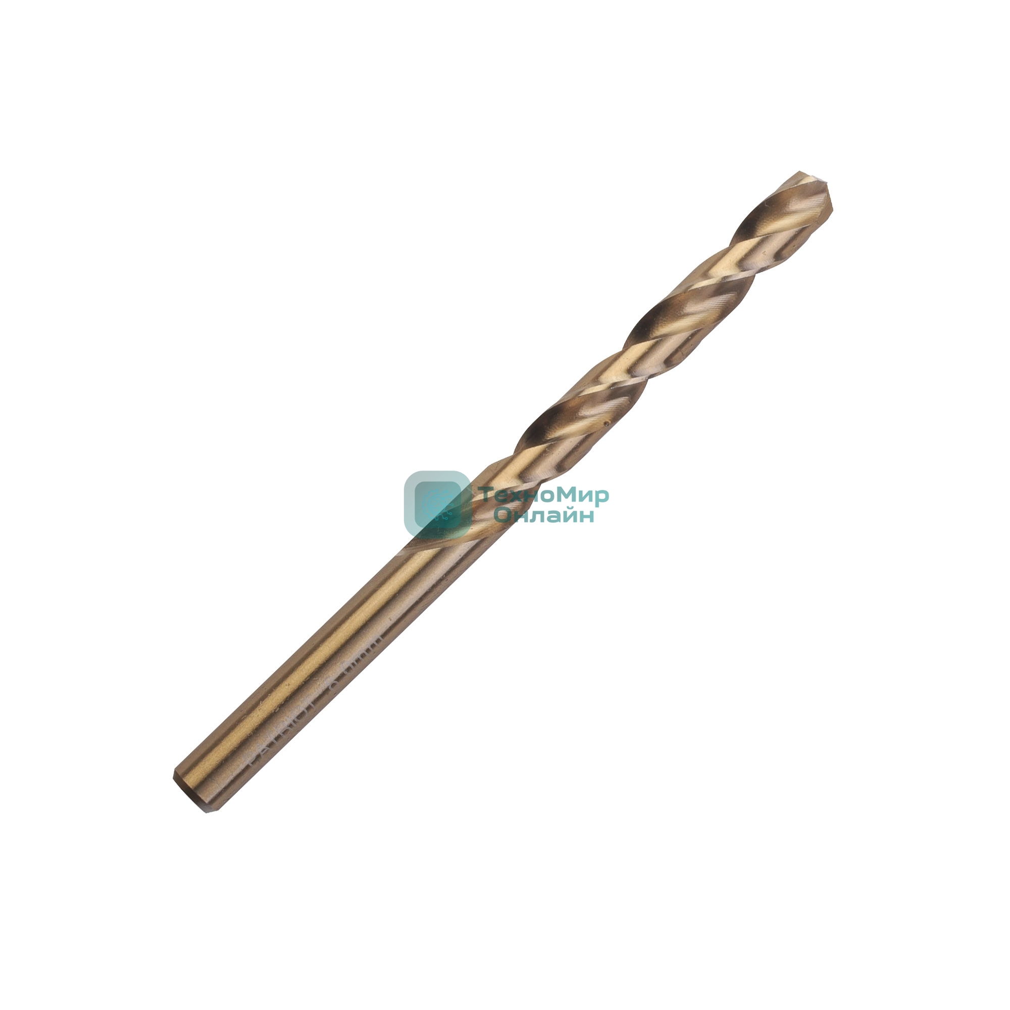 Сверло PATRIOT EXPERT по металлу, Р6М5К5, 8,0 мм, 1 шт в блистере