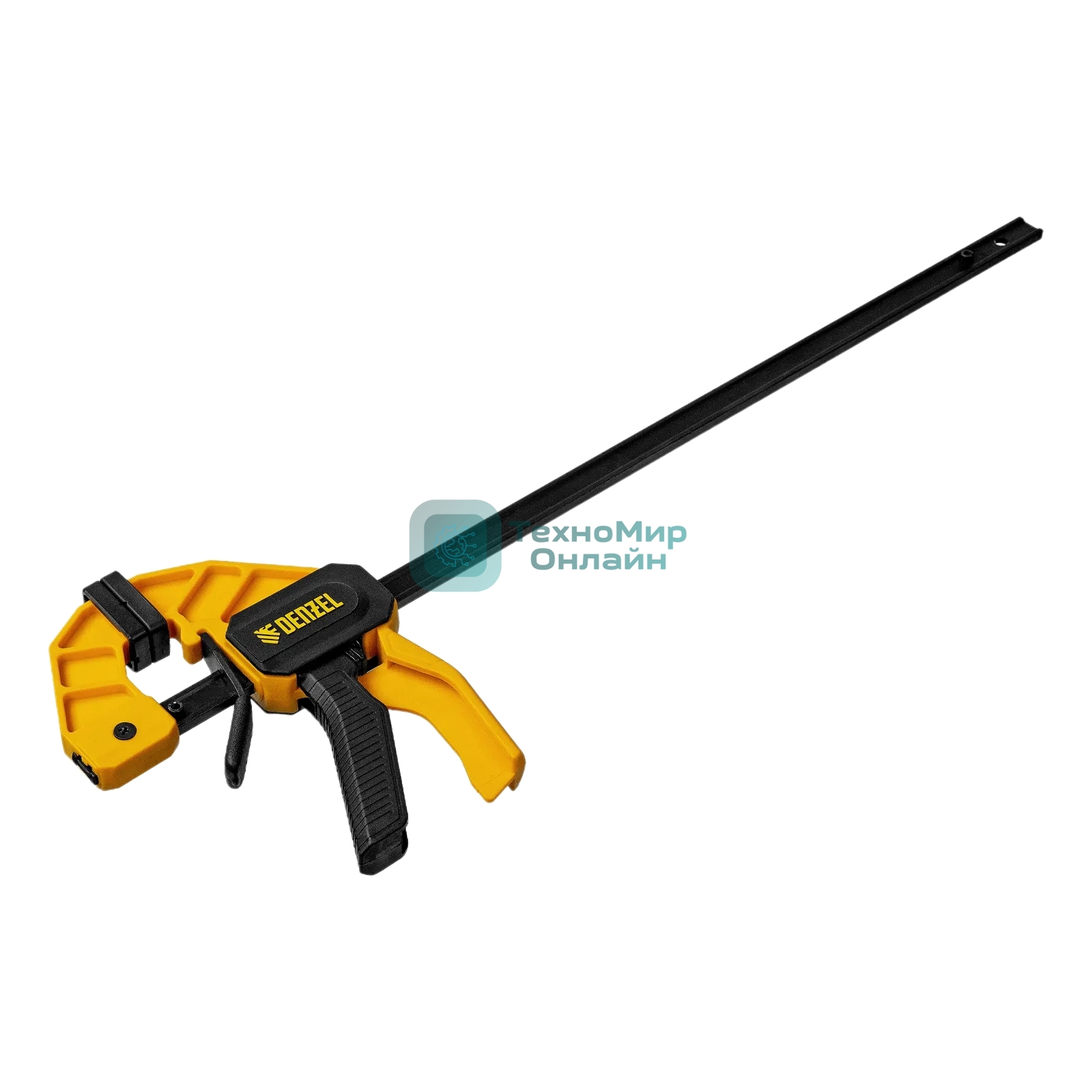 Струбцина Denzel F-образная, быстрозажимная, 300 х 55 мм, усиленный нейлоновый корпус