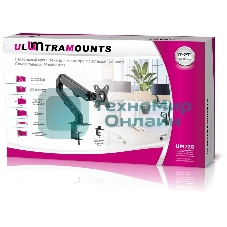 Кронштейн для мониторов Ultramounts UM728 черный 17