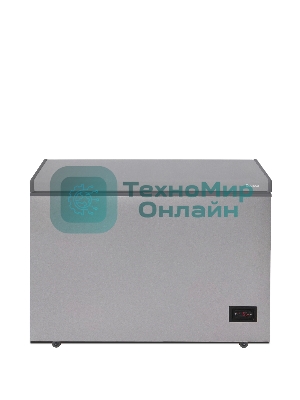 Морозильный ларь Бирюса Б-M240KDN металлик с глухой крышкой