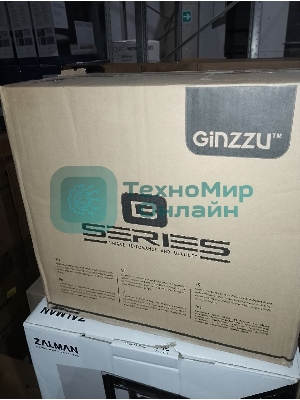 (Поврежденная упаковка) Корпус MiniTower Ginzzu B410, mATX, 2xUSB 2.0, черный,без БП, без вентиляторов (Ginzzu B410)
