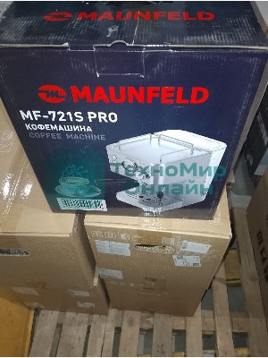 (Витринный образец, поврежденная упаковка) Кофемашина рожкового типа MAUNFELD MF-721S PRO