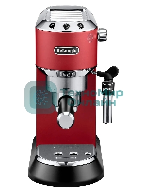 Кофеварка эспрессо DeLonghi EC685.R красный, исп. кофе - молотый/чалды, 1.1 л, 1350 Вт, 15 бар