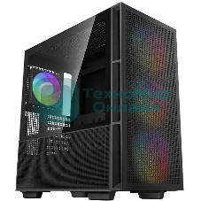 Компьютерный корпус DeepCool CH560 черный (R-CH560-BKAPE4-G-1) (ATX, без БП, 2хUSB, с окном)