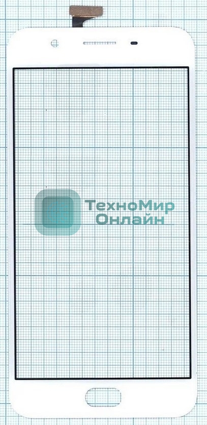 Сенсорное стекло (тачскрин) для OPPO F1s A59 A1601, белое