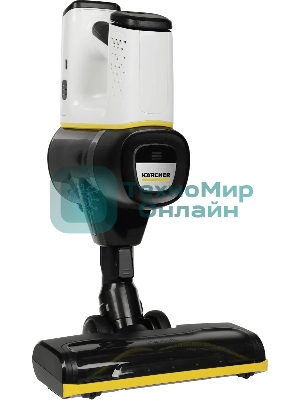 Пылесос вертикальный/ручной Karcher VC 6 Cordless ourFamily белый/черный, питание от аккумулятора, 250 Вт, уборка сухая, пылесборник 0.8 л, работа от АКБ max - 50 мин
