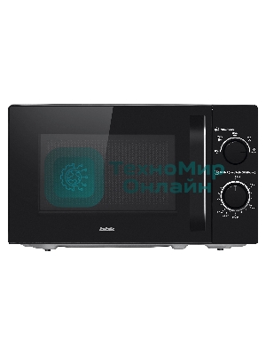 Микроволновая печь BBK 20MWS-760M/B черный, 20 л, 700 Вт, переключатели - поворотный мехинизм