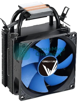 Устройство охлаждения (кулер) Aerocool Formula Ice Boid 2PSDA черный 90мм алюминий+медь 2100rpm 34db 4-pin 100W 135мм