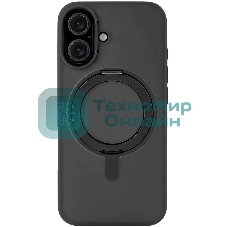 Чехол (клип-кейс) uBear для Apple iPhone 16 Clip 360 with MagSafe черный (CS437BL61RG-I24M)