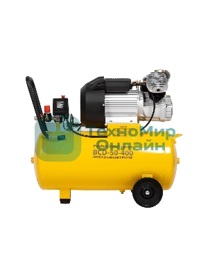 Компрессор поршневой воздушный масляный Ballu BCD-50-400 желтый