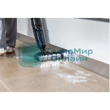 Пылесос вертикальный моющий Tefal X-Clean 5 GF5555F0 серый/черный, от аккумулятора, 200 Вт, уборка влажная, пылесборник 0.44 л