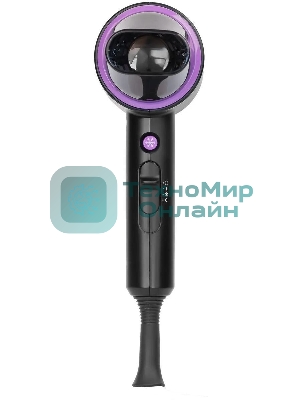 Фен Galaxy Line GL 4346 черный, 1400 Вт, компактный