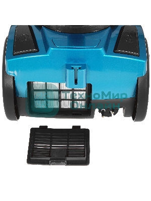 Пылесос Starwind SCV5630 бирюзовый/черный, 350/2000 Вт, уборка сухая, пылесборник контейнер 2.5 л