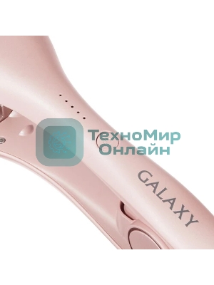 Выпрямитель для волос Galaxy Line GL4661 розовый, 140-220 °C, 5 режимов