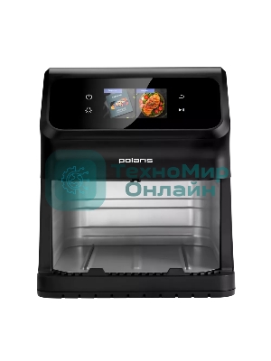 Аэрогриль Polaris PAF 9007WS черный, 1900 Вт, 6.5 л, сенсор, 25 программ