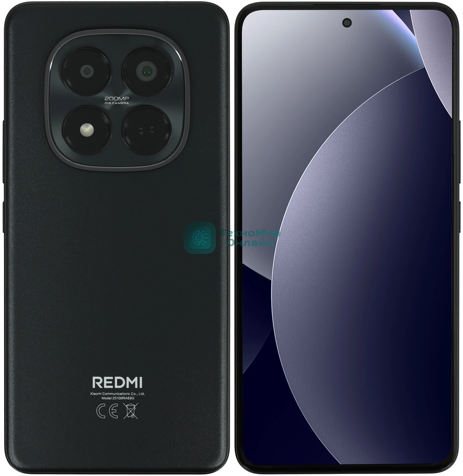 Смартфон Redmi Note 15 Pro 12/512Gb, черный