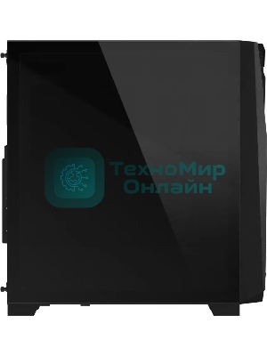 Компьютерный корпус Gigabyte C301G черный без БП ATX 4x120мм 4x140мм 2xUSB 3.0 audio bott PSU
