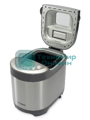 Хлебопечка Hyundai HYBM-4082 550 Вт, серый/серебристый