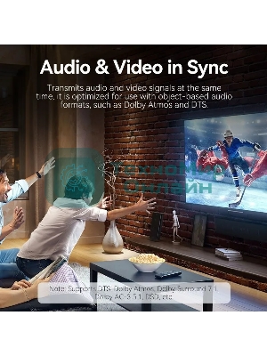 Переключатель - разветвитель Vention HDMI v2.0 4K двунаправленный 2x1/1x2