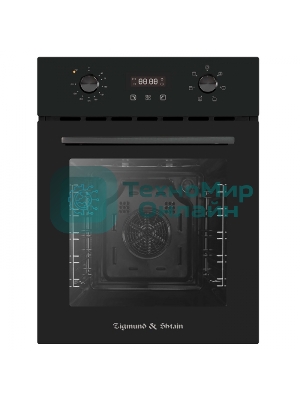 Духовой шкаф электрический встраиваемый Zigmund & Shtain E 145 B черный