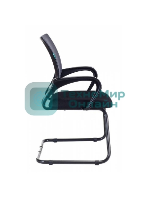 Кресло Бюрократ CH-695N-AV/DG/TW-11 серый/черный, экокожа, 120 кг, механизм качания