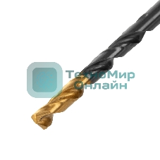 Сверло по металлу Denzel 4,2 мм, HSS-Tin, Golden Tip, 10 шт.