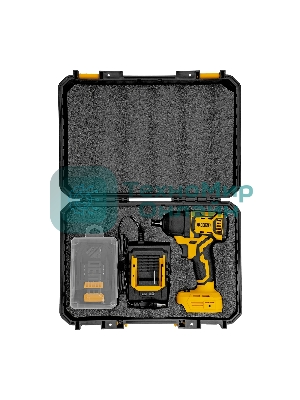 Гайковерт Denzel ударный аккумуляторный бесщет. CIWH-BL-20-500, Li-Ion, 20 В