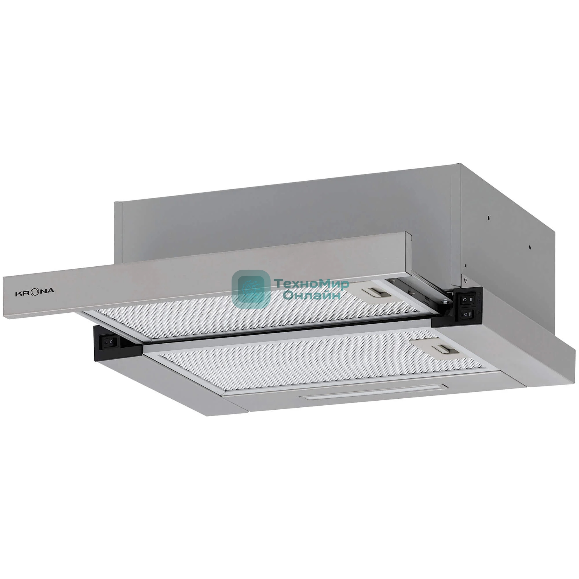 Встраиваемая кухонная вытяжка Krona Kamilla F 450 inox