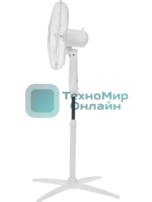 Вентилятор Rix RSF-4500L белый, напольный, 45 Вт, 3 скорости, 36 см