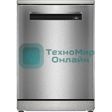 Посудомоечная машина Bosch SMP6EMI86Q, нержавеющая сталь, 60 см, 13 компл., сушка теплообменник, класс A