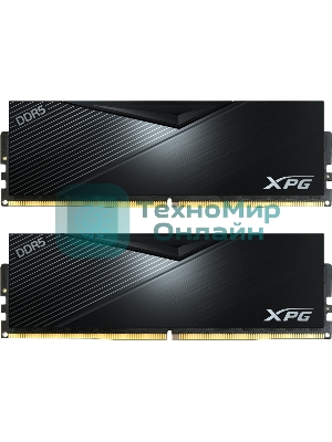 Оперативная память XPG Lancer, DDR5, 64GB (2x32GB), 6400MHz, CL32, DIMM, с радиаторами, черный
