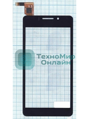 Сенсорное стекло (тачскрин) для DNS S4503Q, черное