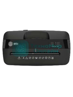 Шредер Cactus CS-SH-A3 (секр.P-4) перекрестный 6.лист. 13лтр. скобы пл.карты