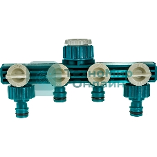 Распределитель RACO 4250-55258C 4хканальный original резьба внешняя-наконечник 1/2''x3/4''