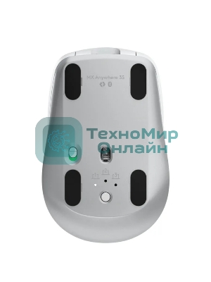 Мышь беспроводная/проводная Logitech MX Anywhere 3S серый, 8000 dpi, радиоканал, Bluetooth, USB, кнопки - 6