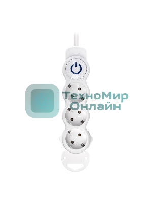 Удлинитель Smartbuy (SBE-16-3-03m-ZS) 3 роз х 3,0 м - белый