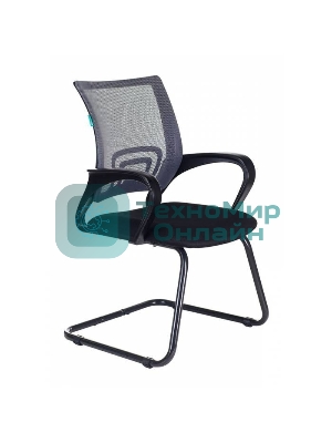 Кресло Бюрократ CH-695N-AV/DG/TW-11 серый/черный, экокожа, 120 кг, механизм качания