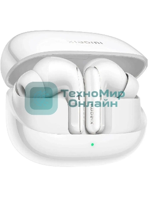 Наушники TWS Xiaomi Buds 5 Pro белый, внутриканальные, Bluetooth, активное шумоподавление, до 8 ч