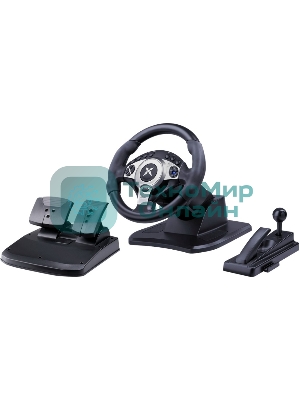 Игровой руль Defender Glazer черный