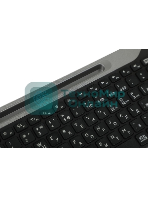 Клавиатура беспроводная A4Tech Fstyler FBK25, USB, Bluetooth/Радиоканал, черный/серый