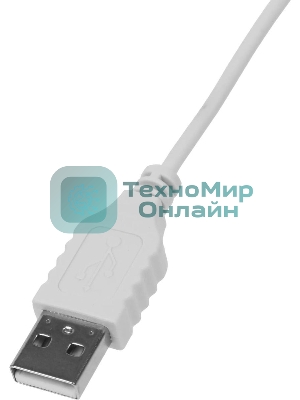 Мышь проводная Logitech B100 белый, 1000 dpi, USB, кнопки - 3