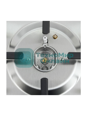 Газовая варочная панель Maunfeld EGHS.32.3ES, 2 конфорки, нержавеющая сталь, серебристый