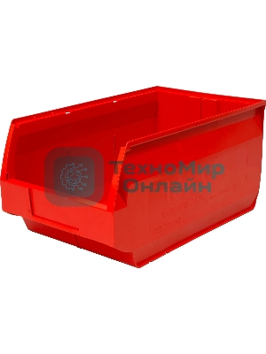 Ящик сплошной ТАРА.РУ Venezia 5006 красный 500х310х250мм PP 10044