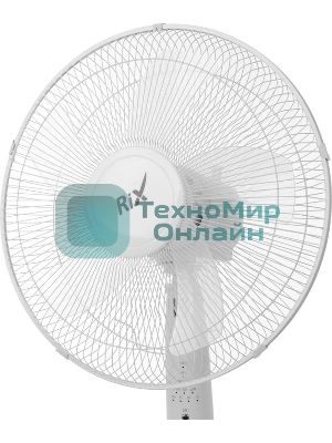 Вентилятор Rix RSF-4500L белый, напольный, 45 Вт, 3 скорости, 36 см