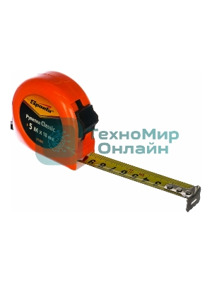 Рулетка Sparta Classic, 5 м х 18 мм, пластиковый корпус